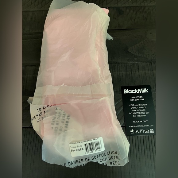 PINK 🩷 HEART SUSPENDER HOSIERY ONE SIZE NWT BLACKMILK BM BLACK MILK - Picture 4 of 4
